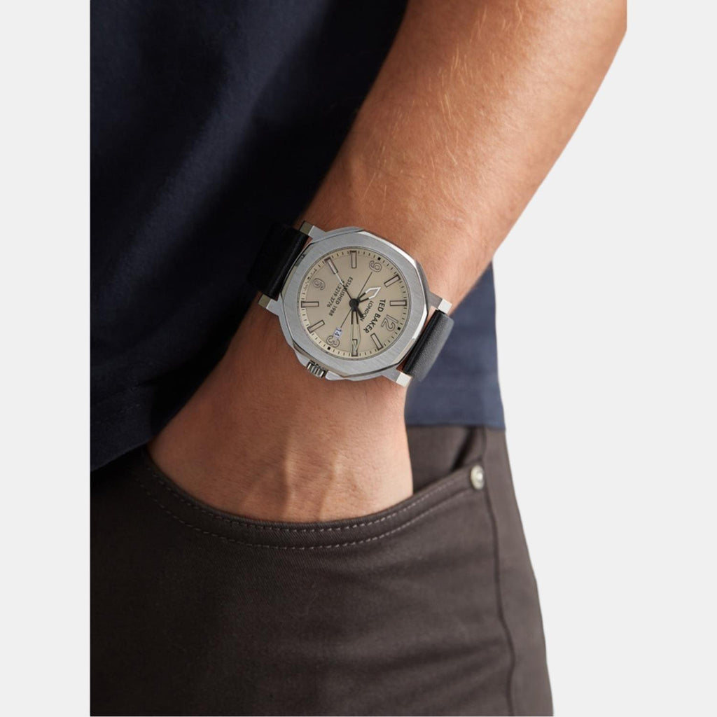 Ted Baker Men Round Cream watch