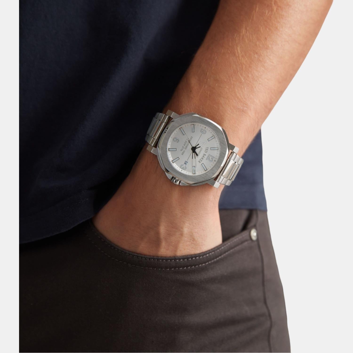 Ted Baker Stainless Steel Asymmetrical watch