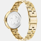Ted Baker Women Round Gold watch