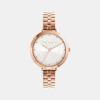 Ted Baker Round Silver Analog watch