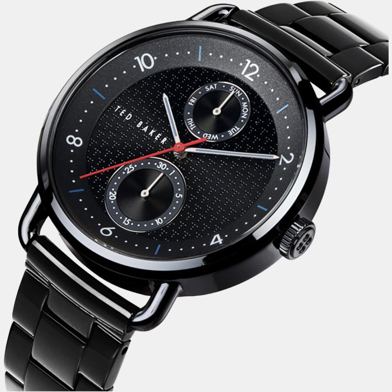 Ted Baker Men Round Black watch