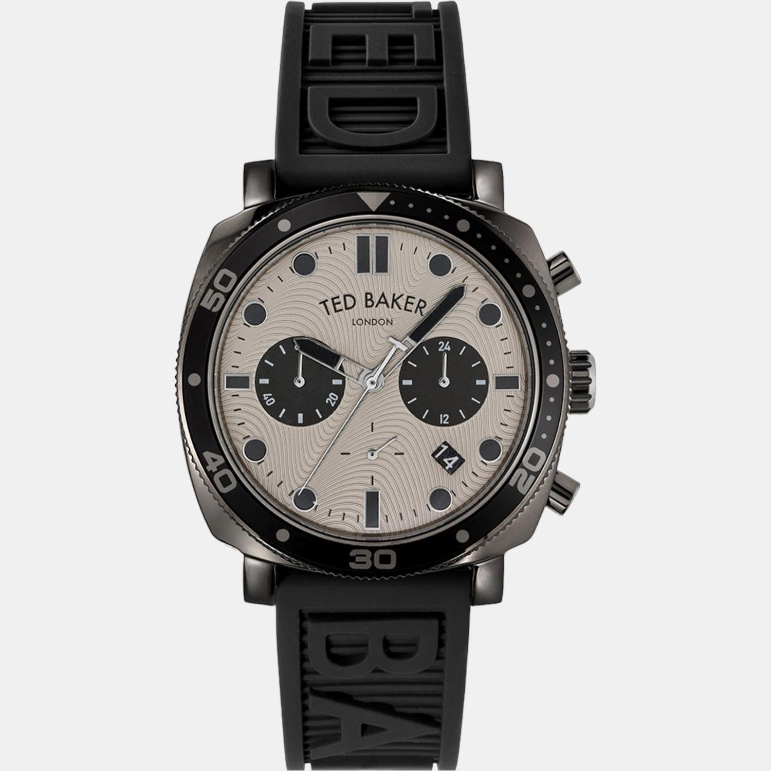 Ted Baker Men Round Beige watch