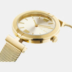 Ted Baker Women Round Gold watch