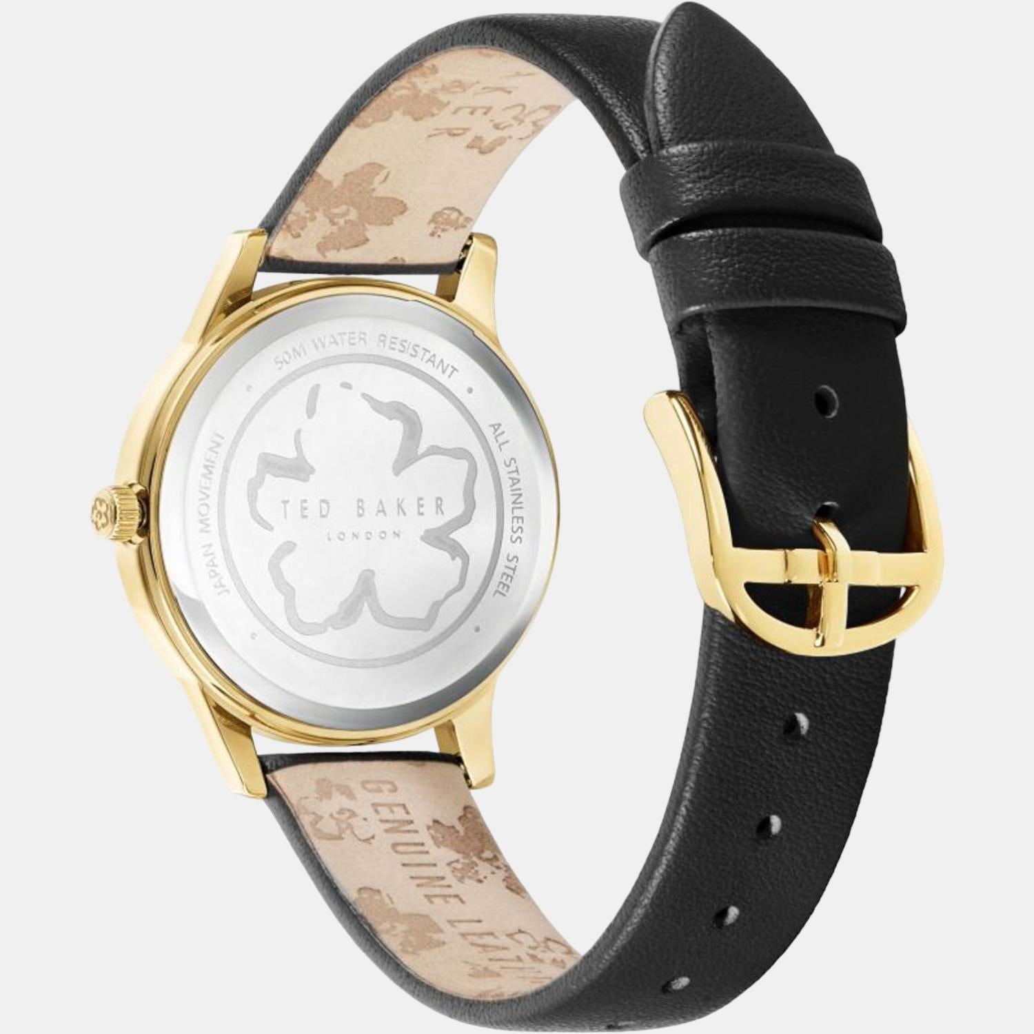 Ted Baker Women Round Black watch