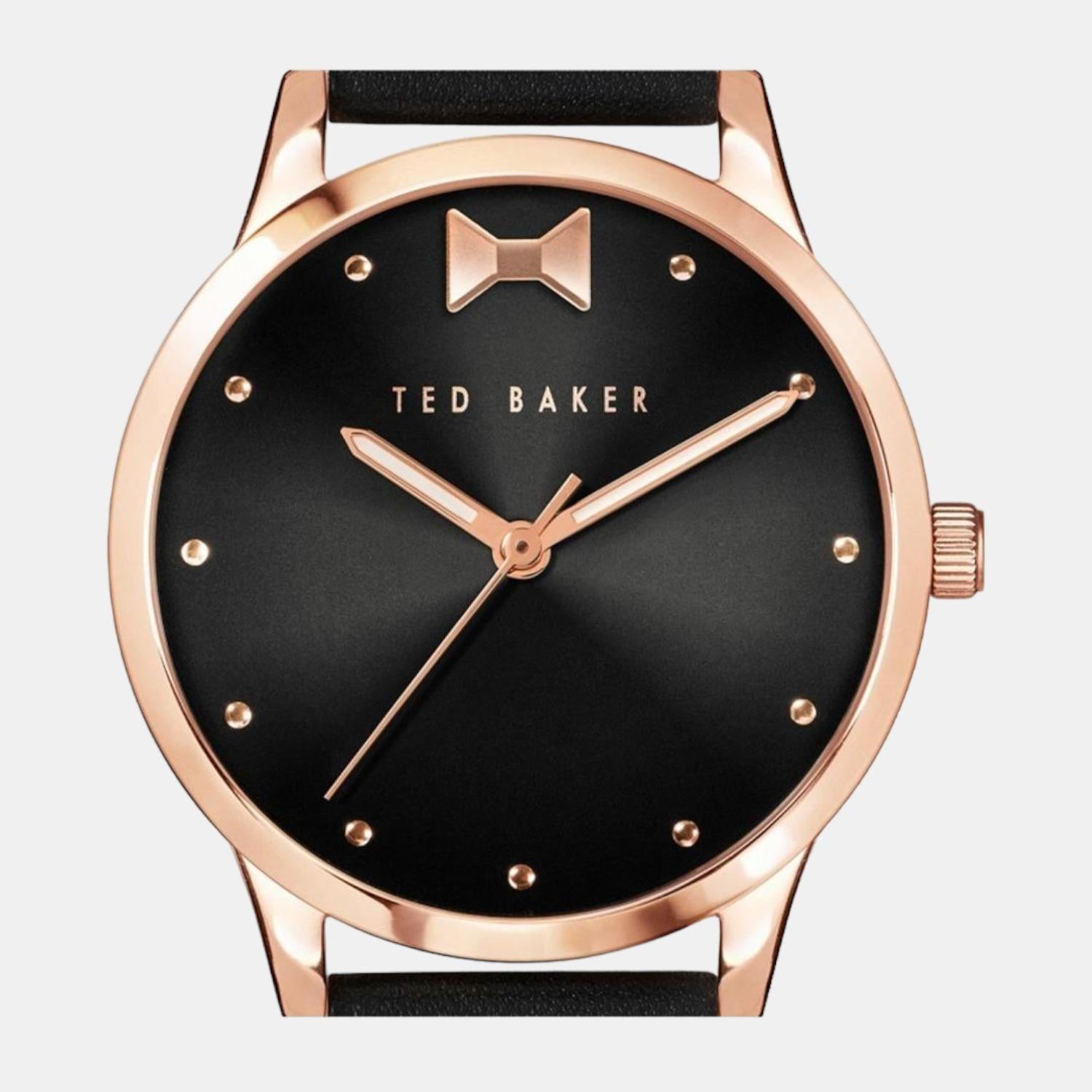 Ted Baker Women Round Black watch