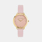 Female Pink Analog Leather Watch BKPHTS002