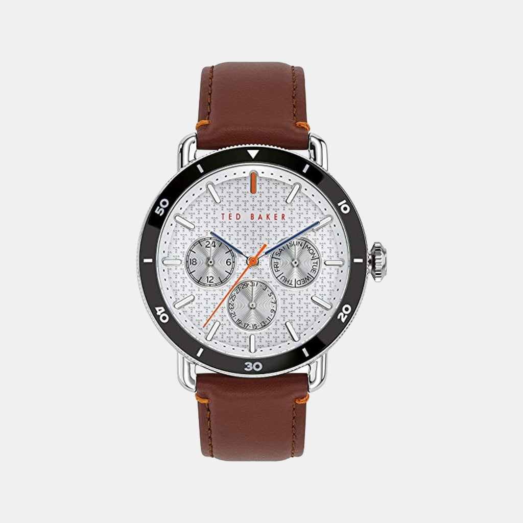 Ted Baker Round Silver Chronograph watch