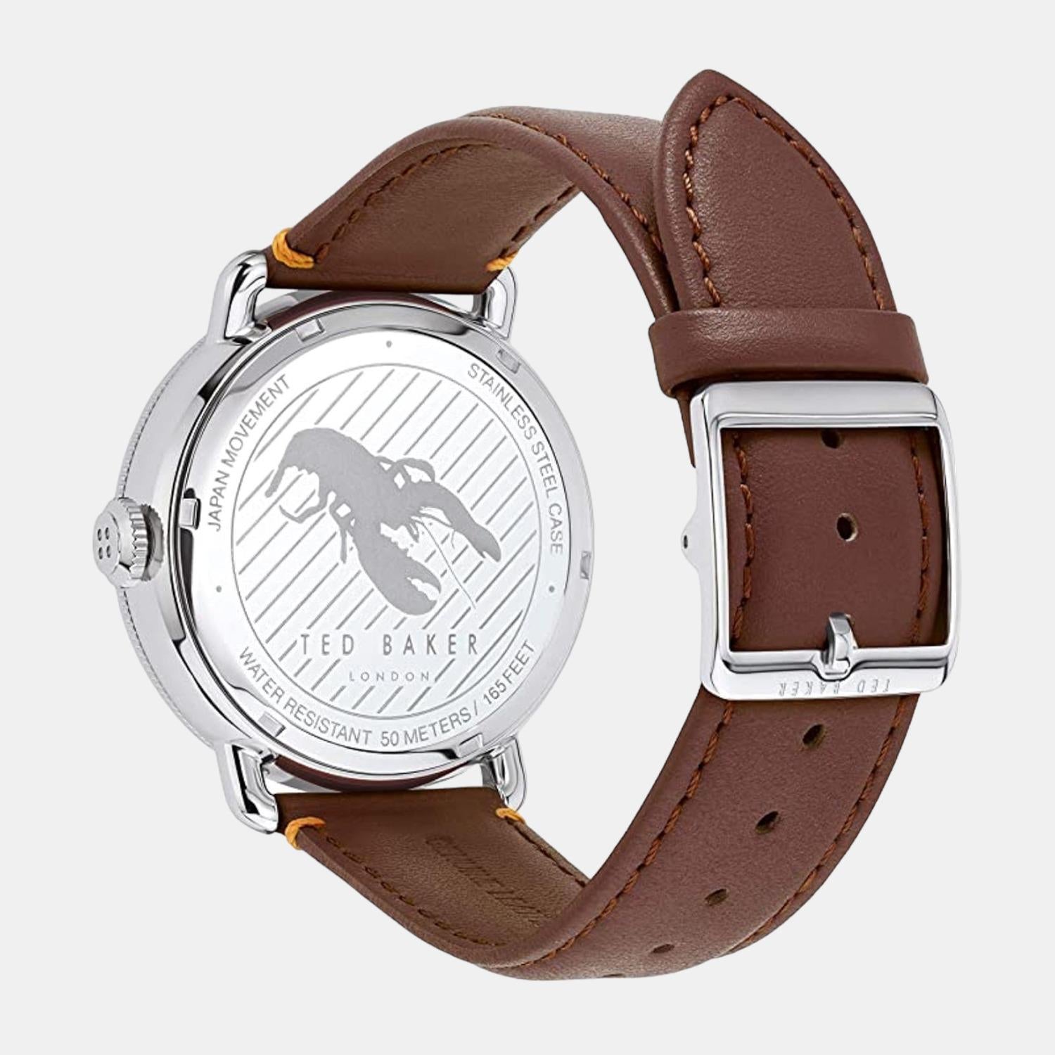 Ted Baker Men Round Silver watch