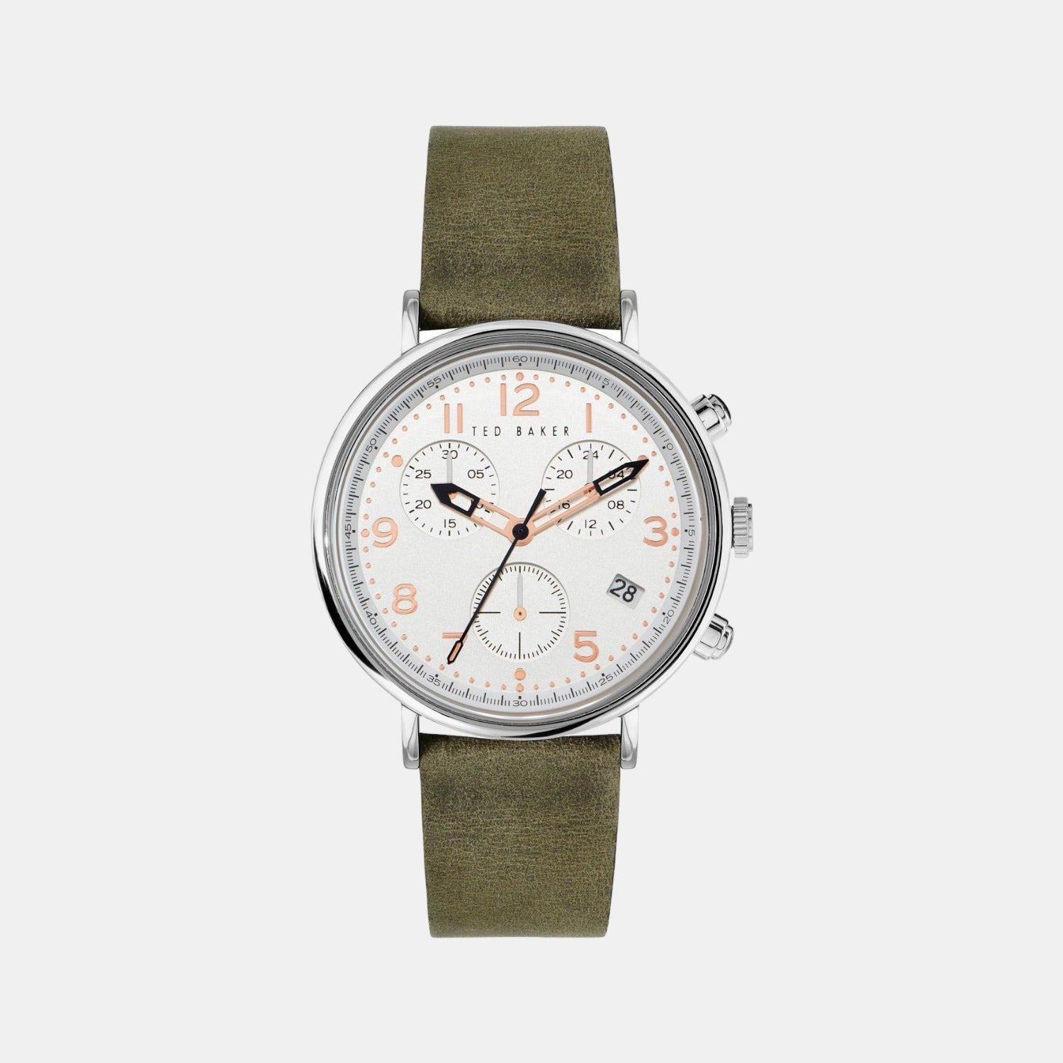 Ted Baker Round White Chronograph watch