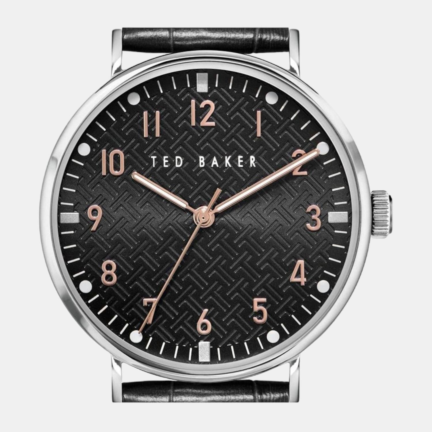 Ted Baker Men Round Black watch