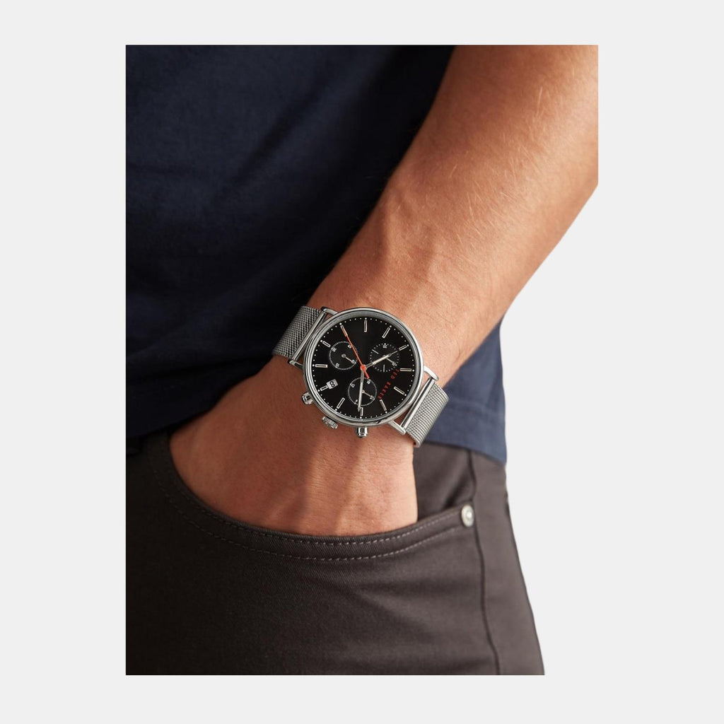 Ted Baker Men Round Black watch