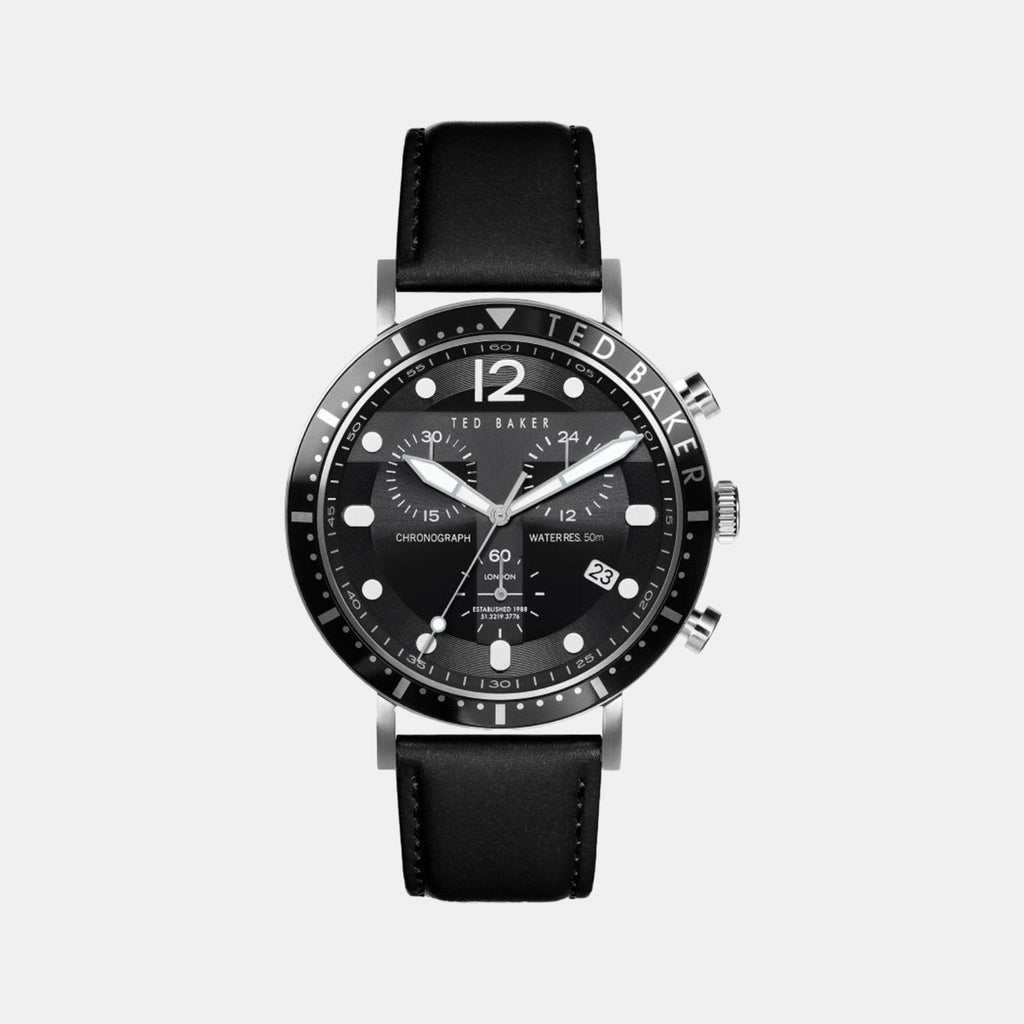 Ted Baker Round Black Chronograph watch