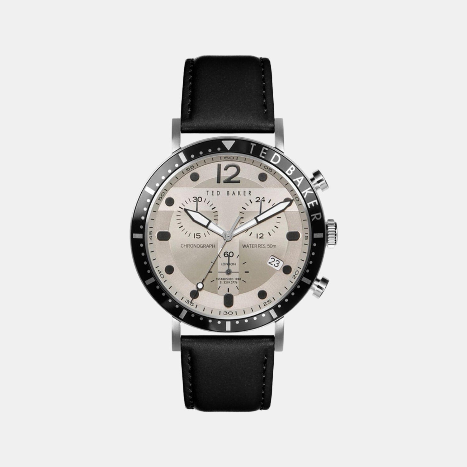 Ted Baker Round Beige Chronograph watch