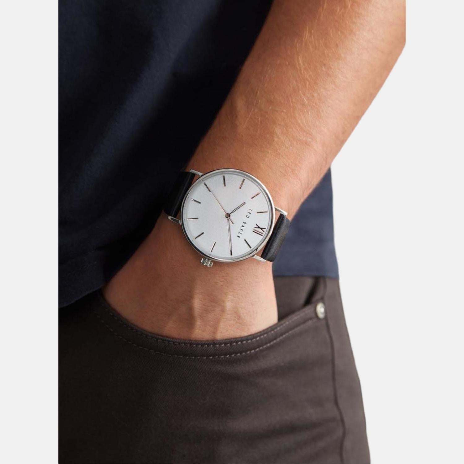 Ted Baker Men Round White watch