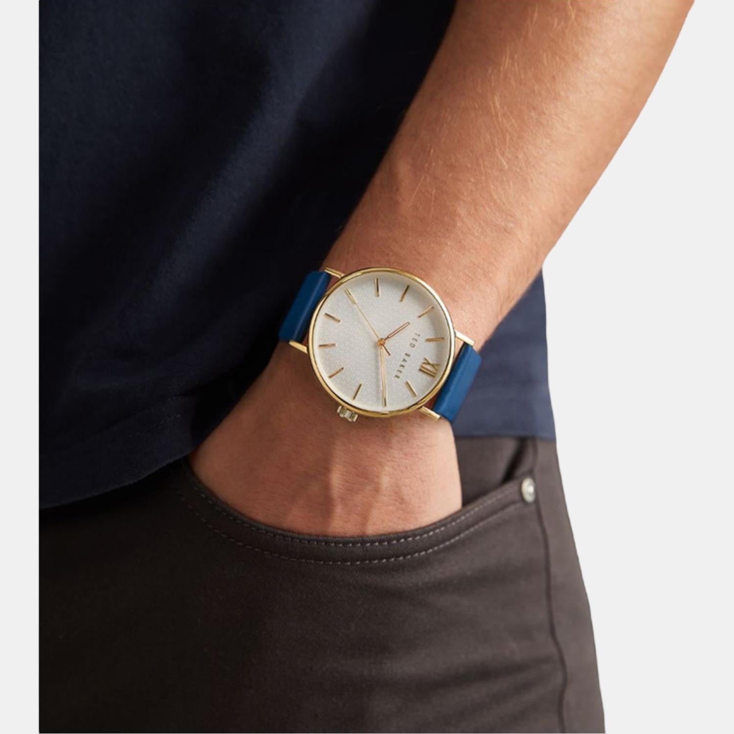 Ted Baker Men Round White watch