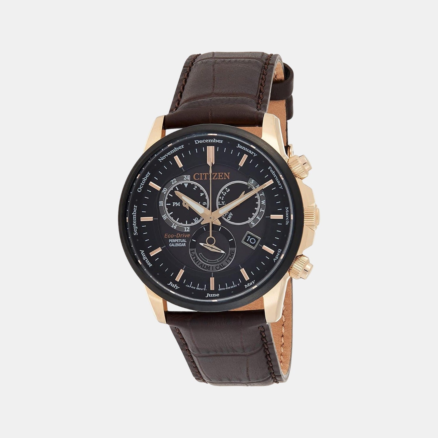 Citizen Round Black Chronograph watch
