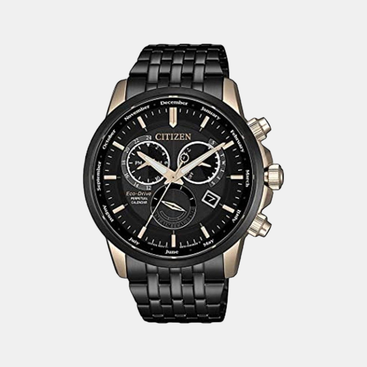 Citizen men's black 2025 stainless steel watch