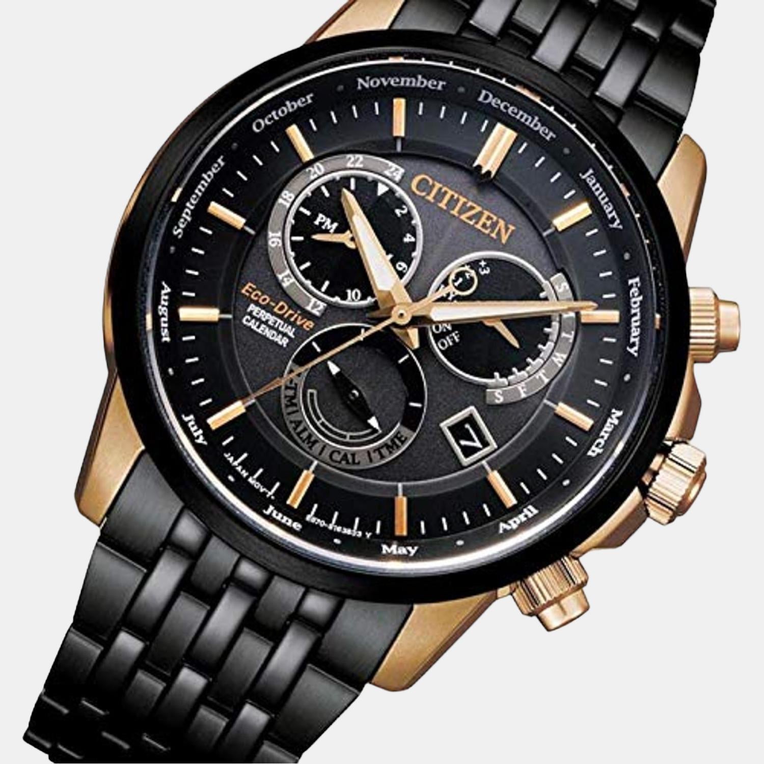 Citizen eco drive shop black dial chronograph