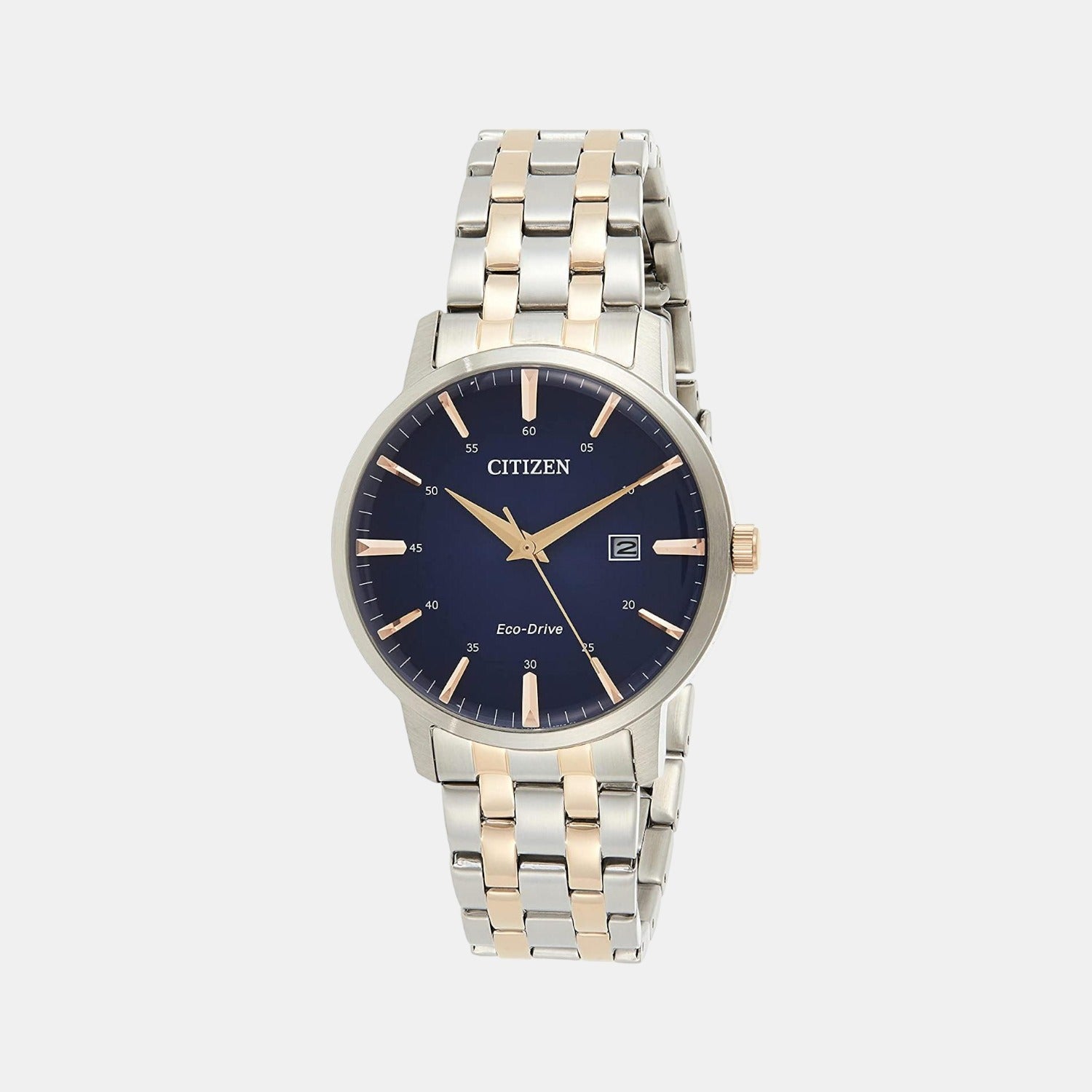 Male Blue Analog Stainless Steel Watch BM7466-81L