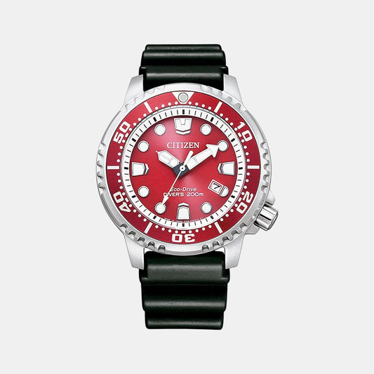 Promaster Male Red Analog Stainless Steel Watch BN0159-15X