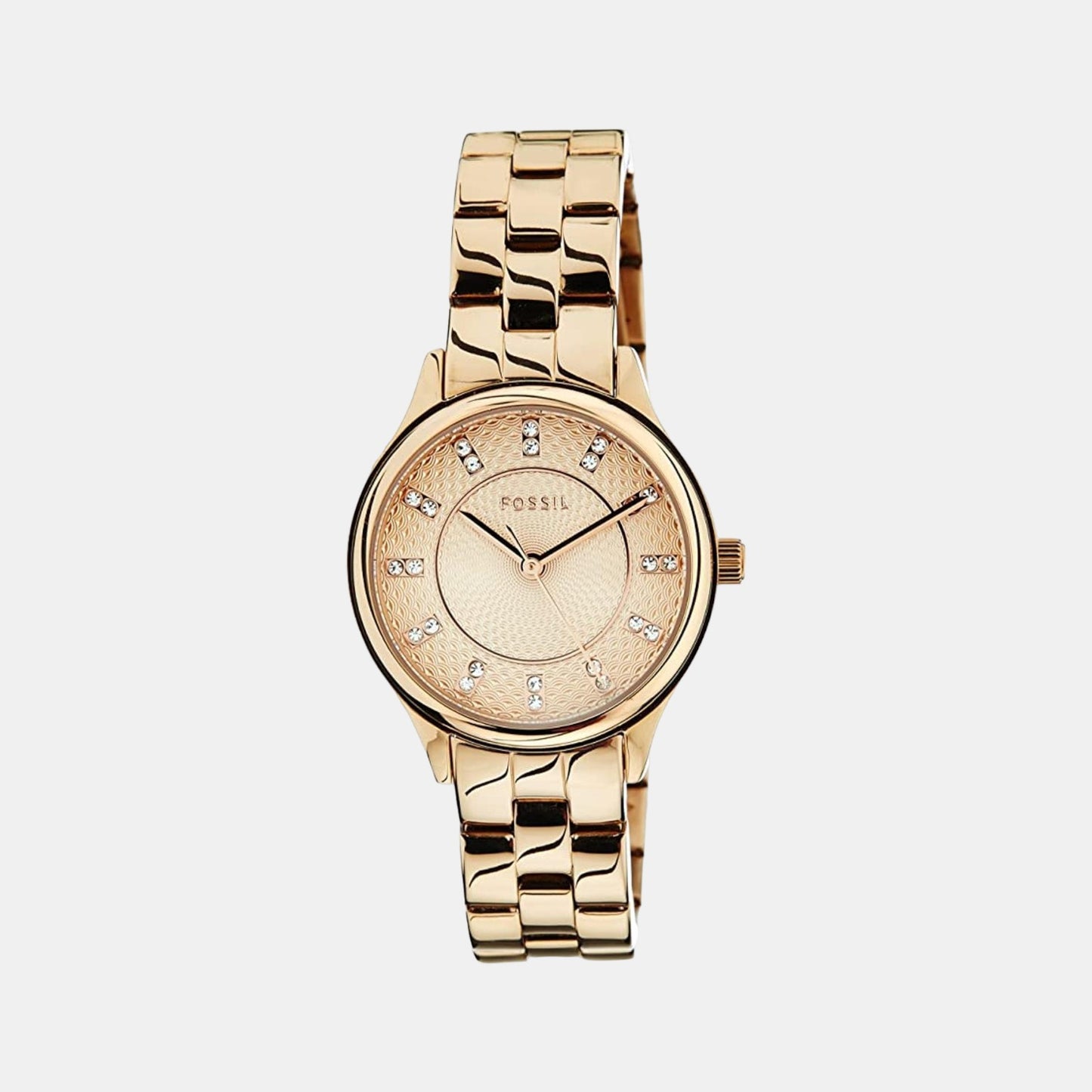Female Rose Gold Analog Stainless Steel Watch BQ1571