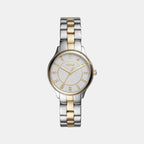 Fossil Round Silver Analog watch