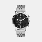 Fossil Round Black Chronograph watch