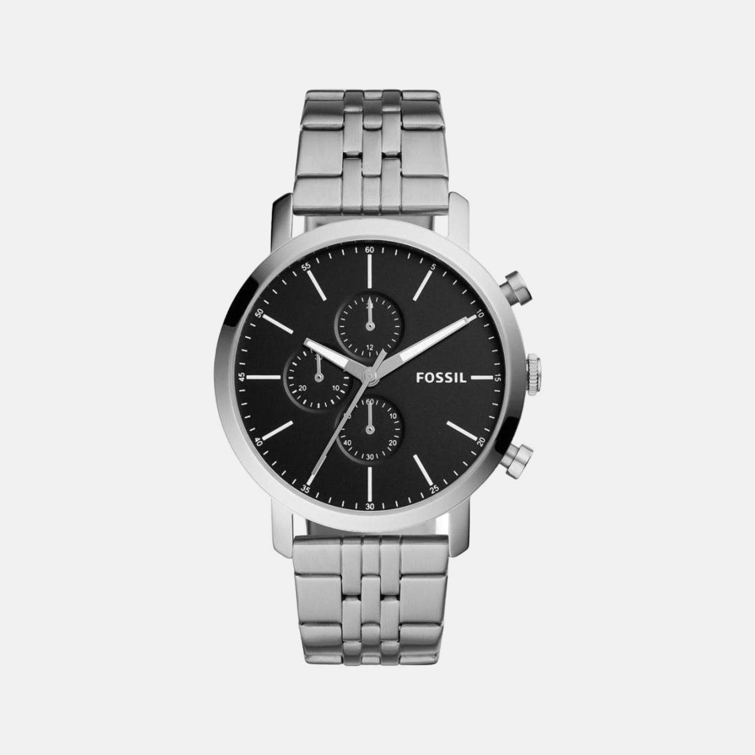 Male Black Stainless Steel Chronograph Watch BQ2328