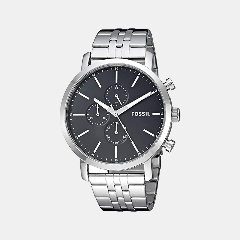 Fossil Round Black Chronograph watch