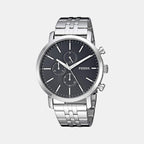 Fossil Round Black Chronograph watch