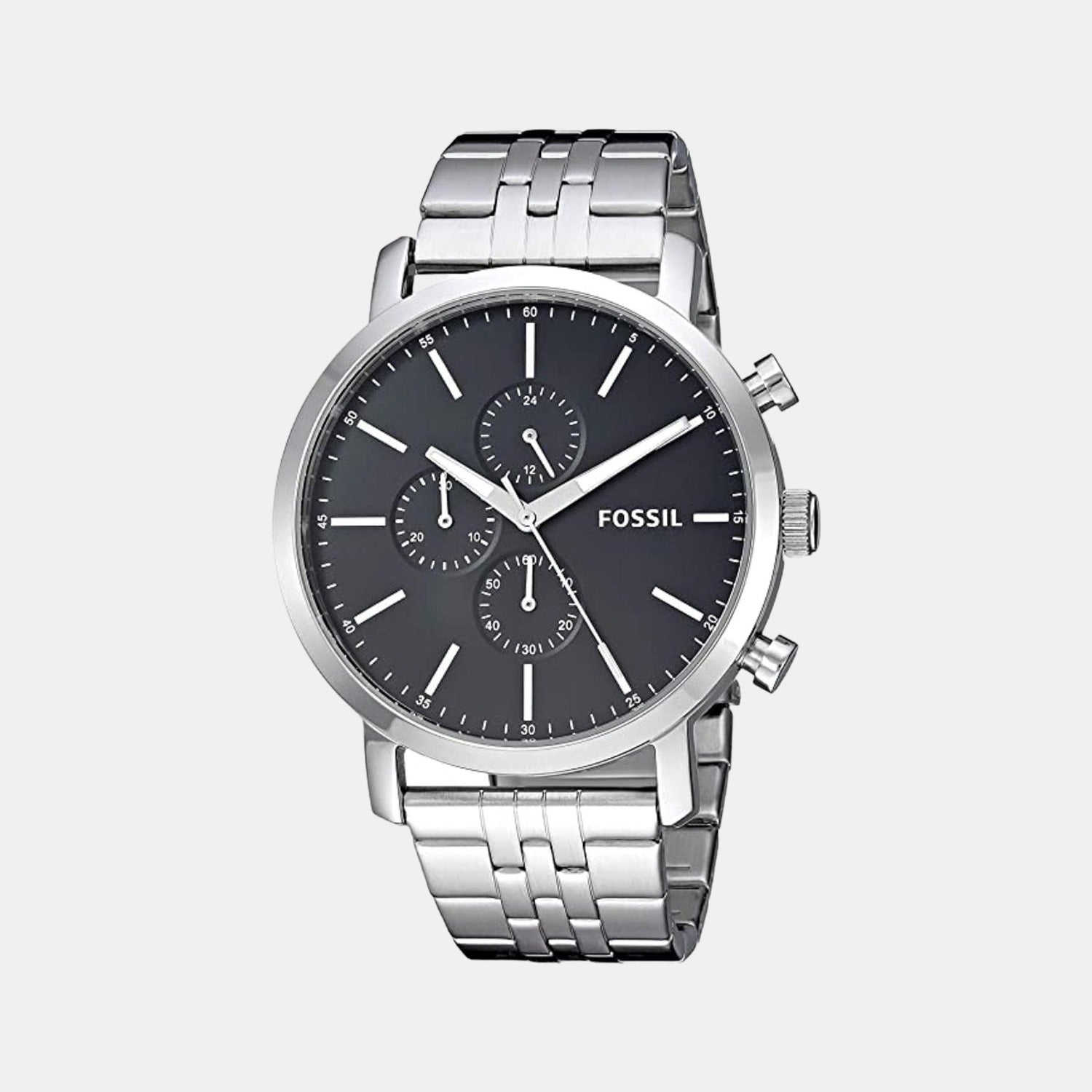 Fossil Round Black Chronograph watch