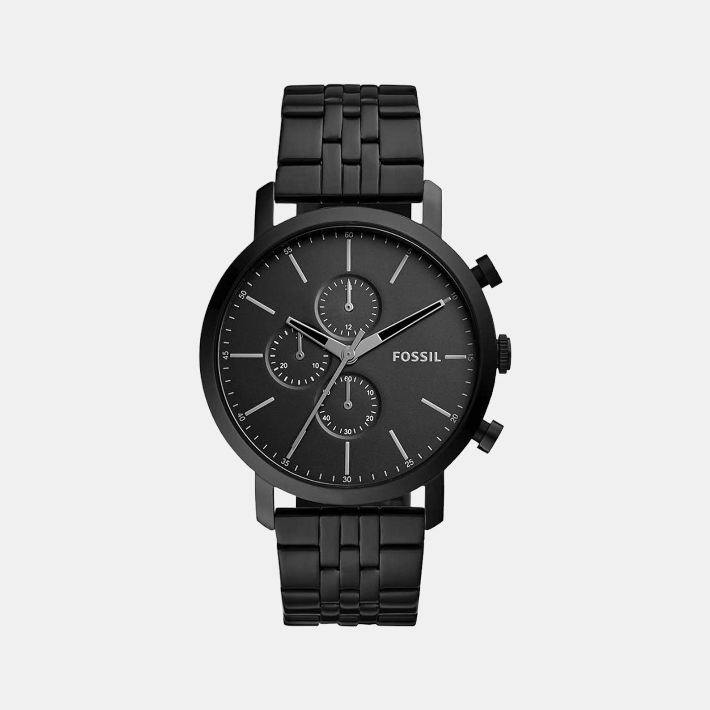 Male Black Stainless Steel Chronograph Watch BQ2330