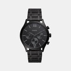 Fossil Round Black Chronograph watch