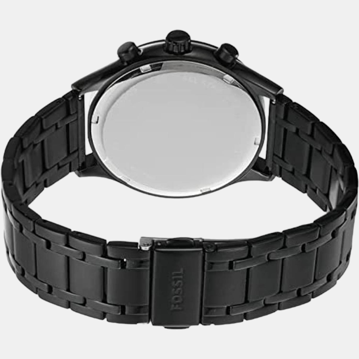 Fossil Men Round Black watch