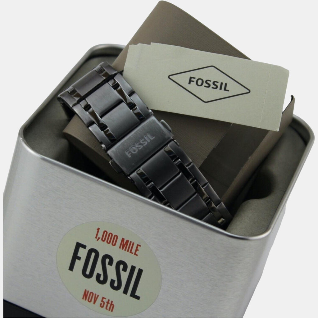 Fossil Men Round Blue watch