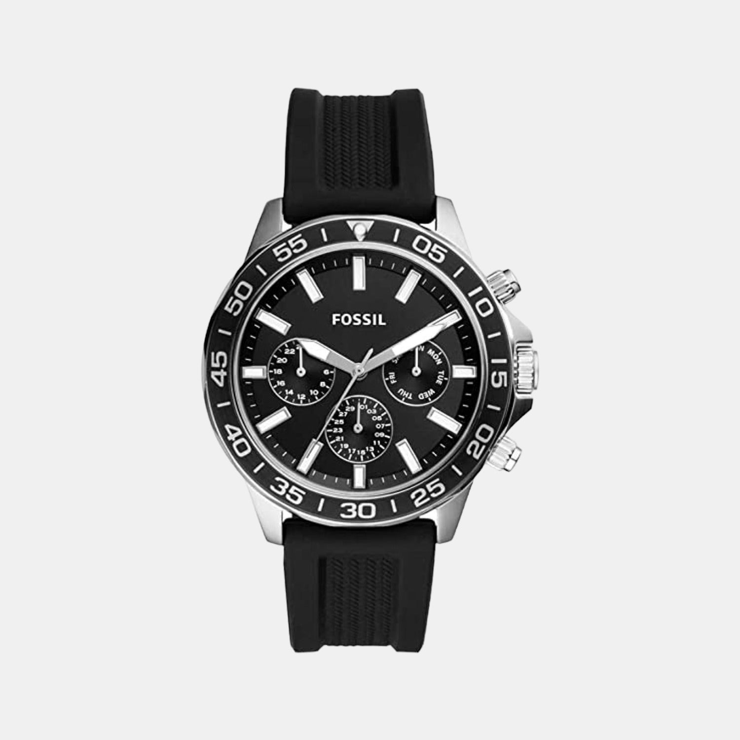 Fossil Round Black Chronograph watch