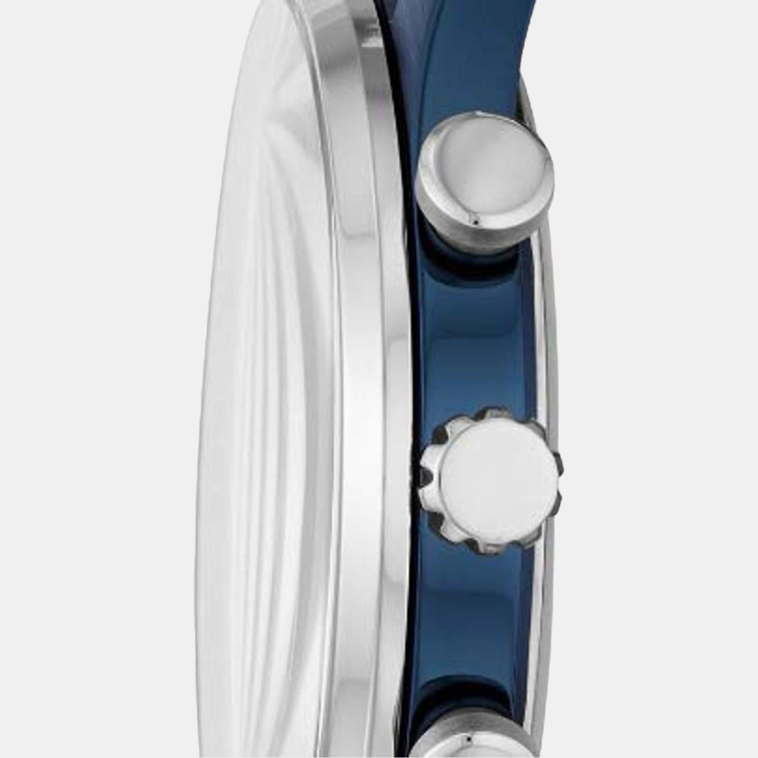 Fossil Men Round Blue watch