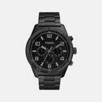 Fossil Round Black Chronograph watch