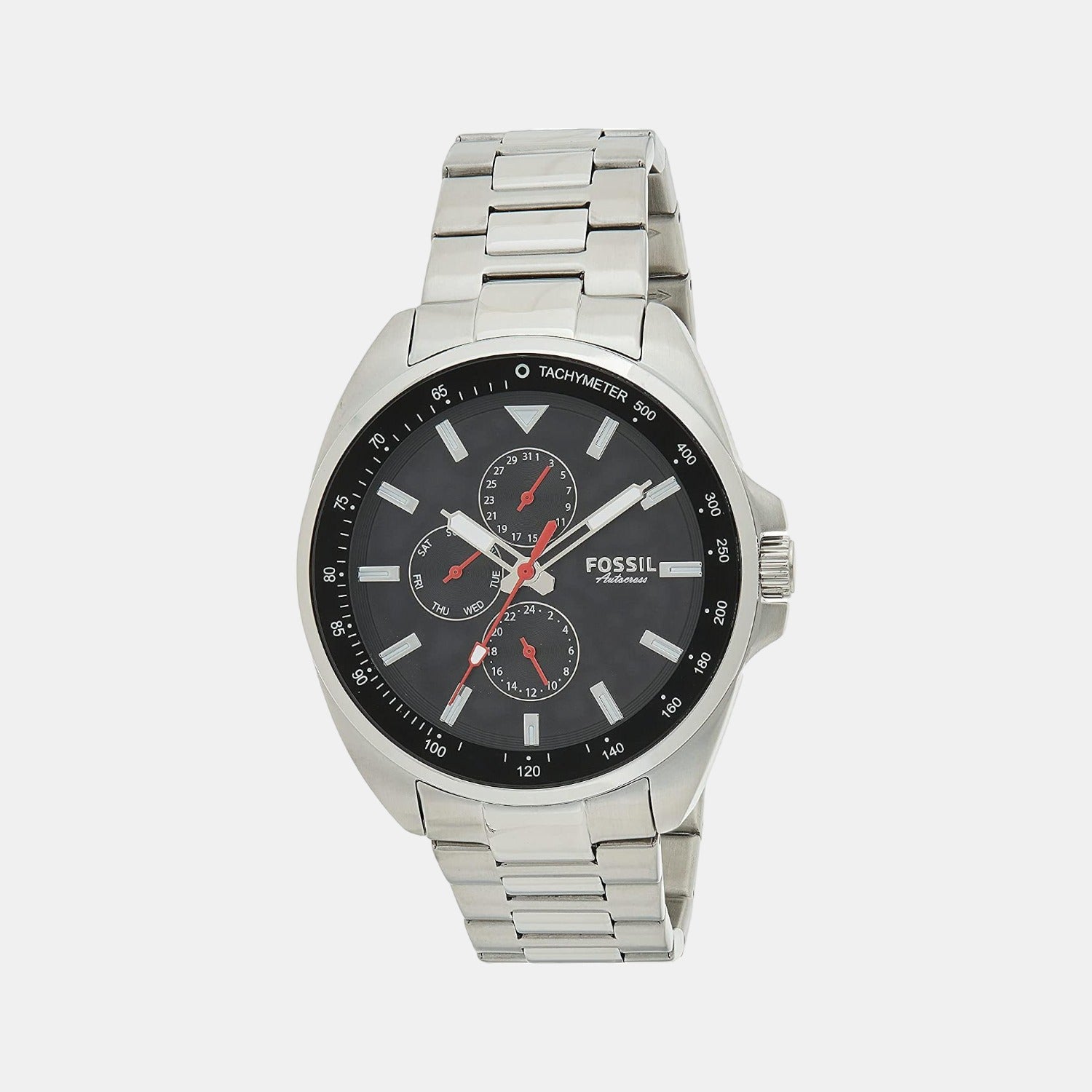 Fossil Round Black Chronograph watch