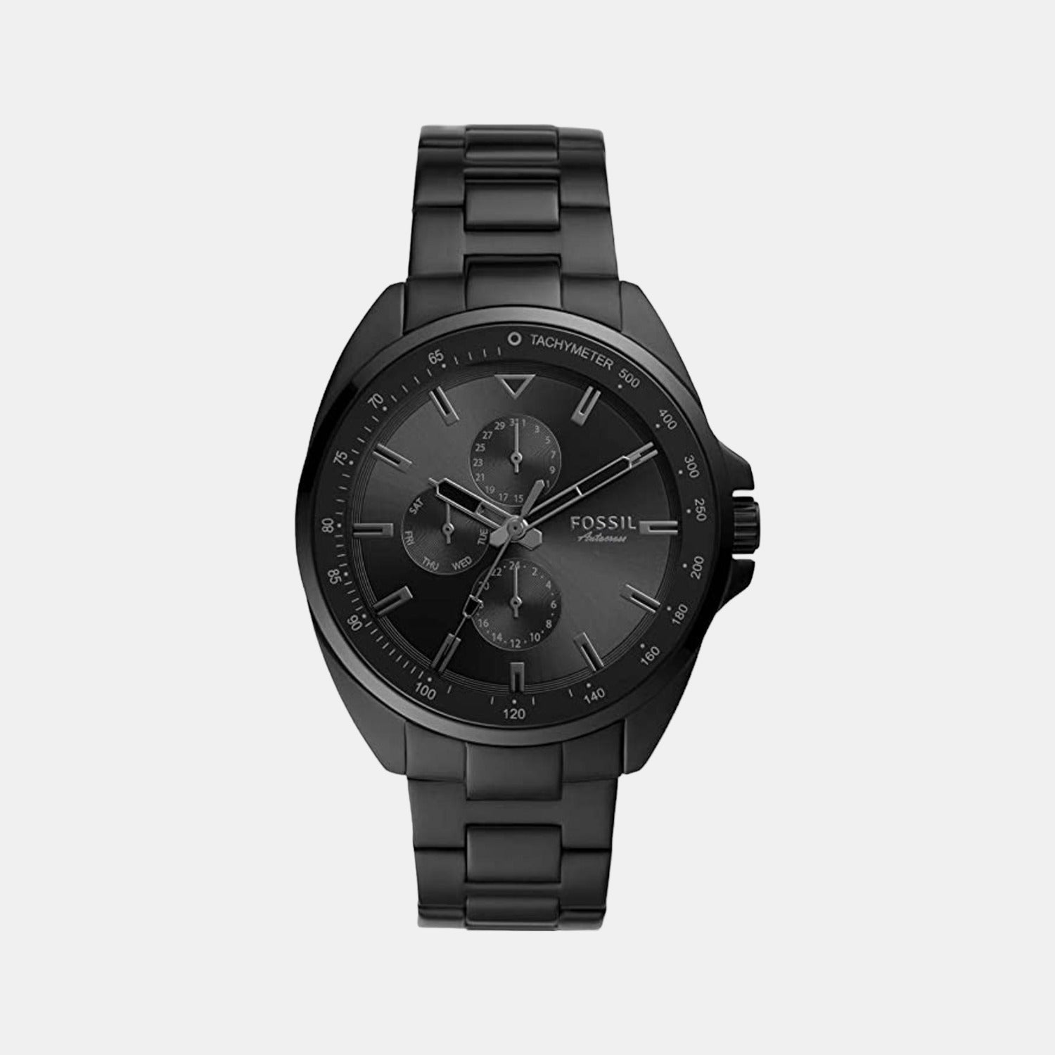 Male Black Stainless Steel Chronograph Watch BQ2551