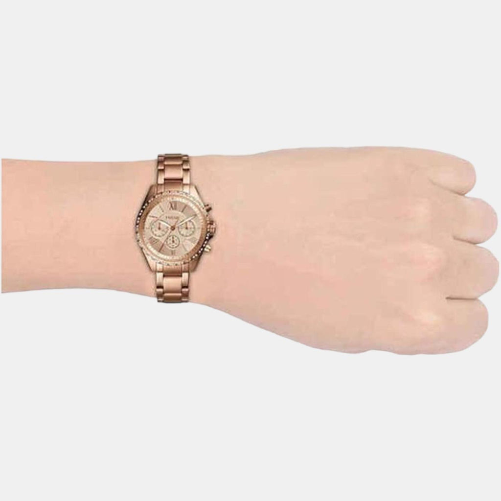 Fossil Women Round Rose Gold watch