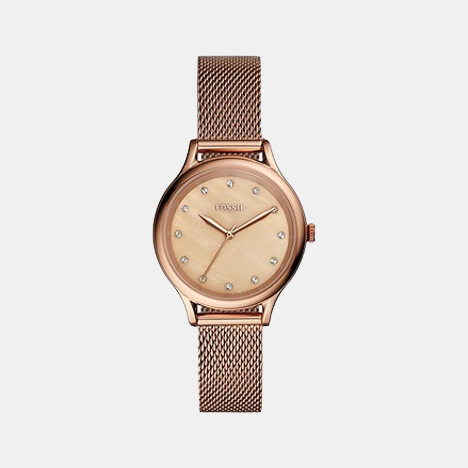 Fossil Round Rose Gold Analog watch
