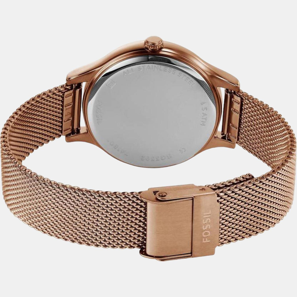 Fossil Women Round Rose Gold watch