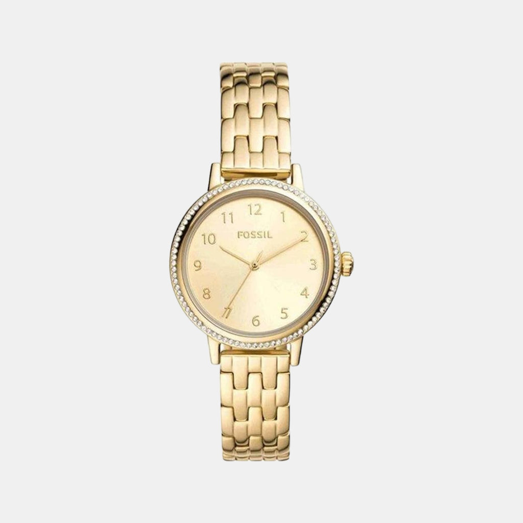 Fossil Round Gold Analog watch