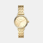 Fossil Round Gold Analog watch