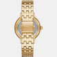 Women's Gold Analog Stainless Steel Watch BQ3655I