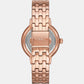 Female Rose Gold Analog Stainless Steel Watch BQ3656