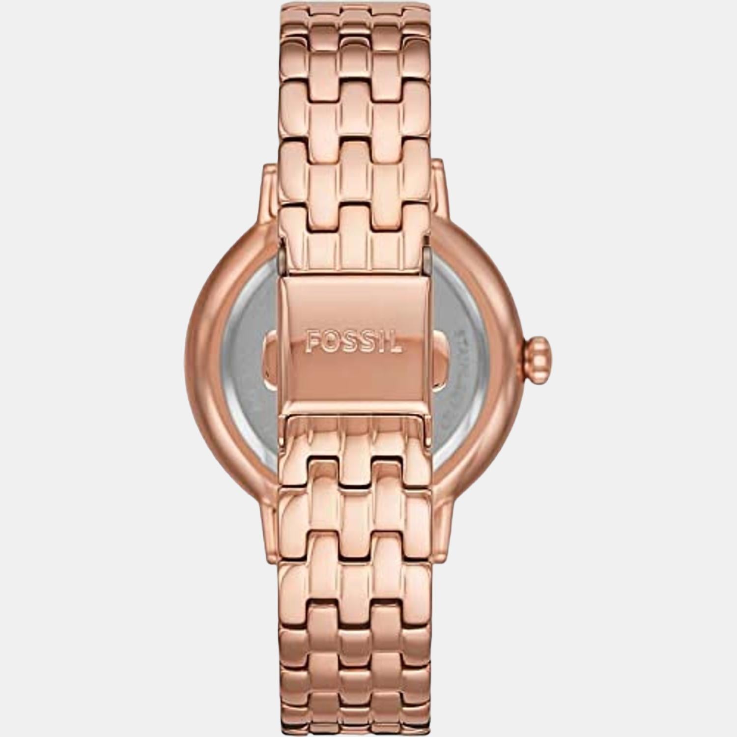 Fossil Women Round Rose Gold watch