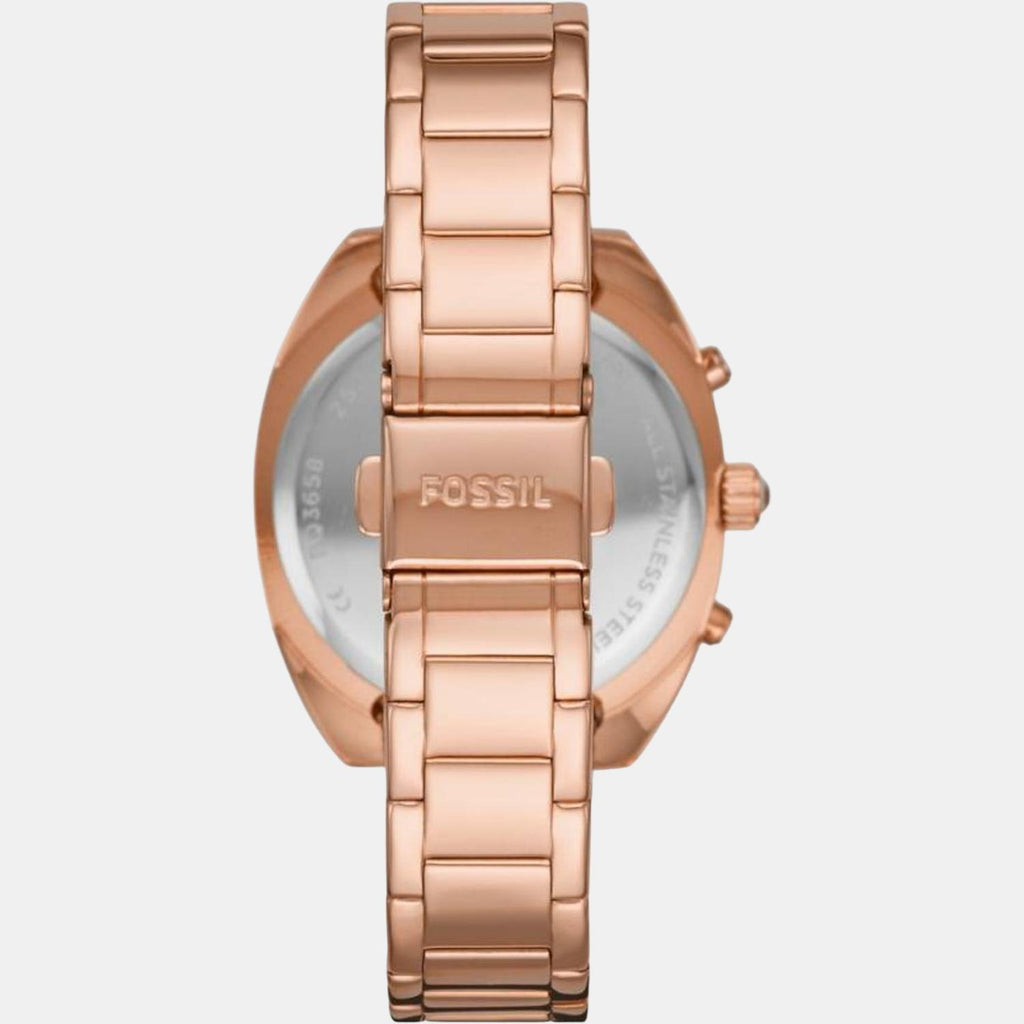 Fossil Women Round Rose Gold watch