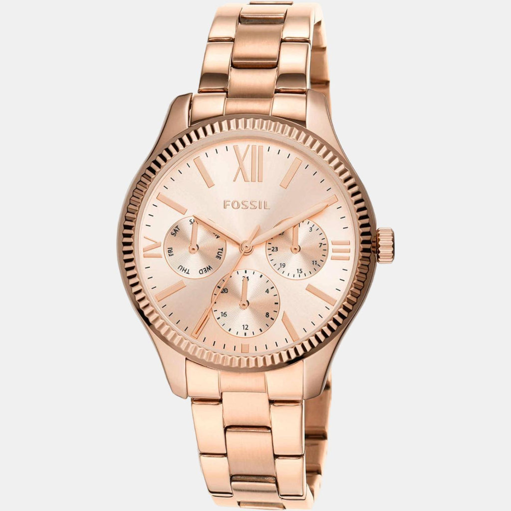 Fossil Women Round Rose Gold watch